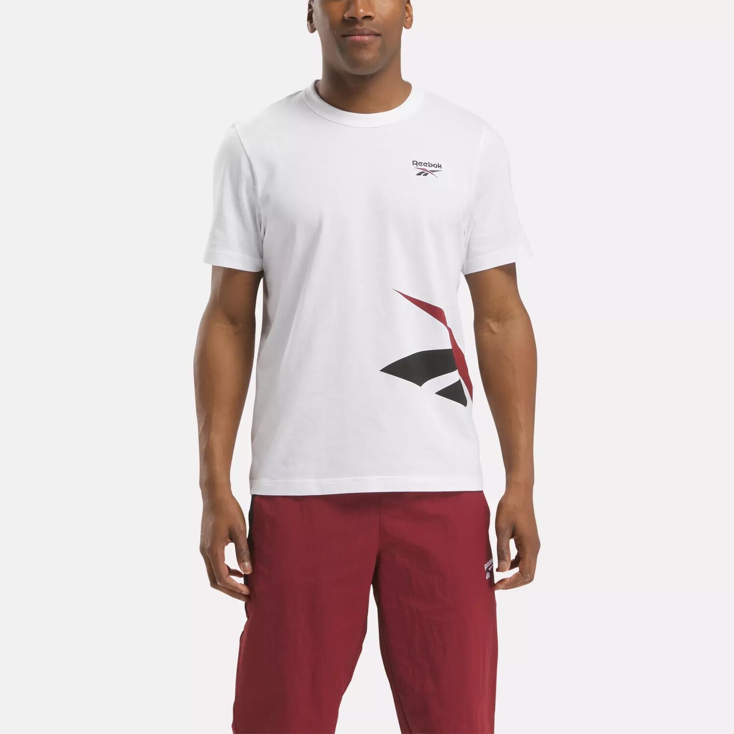 

Футболка Identity Cross Check Reebok, белый