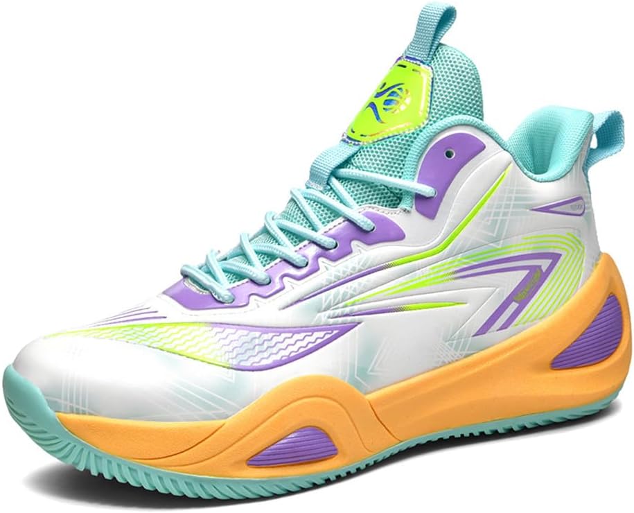 

Унисекс баскетбольные кроссовки MAUGELY, противоскользящие, легкие, удобные, модные, для бега в помещении и на улице, зеленый