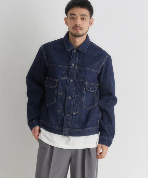 【Levi's】Куртка-тракер TYPE 2 (джинсовая куртка / цвет индиго / рабочая куртка) — фото 2