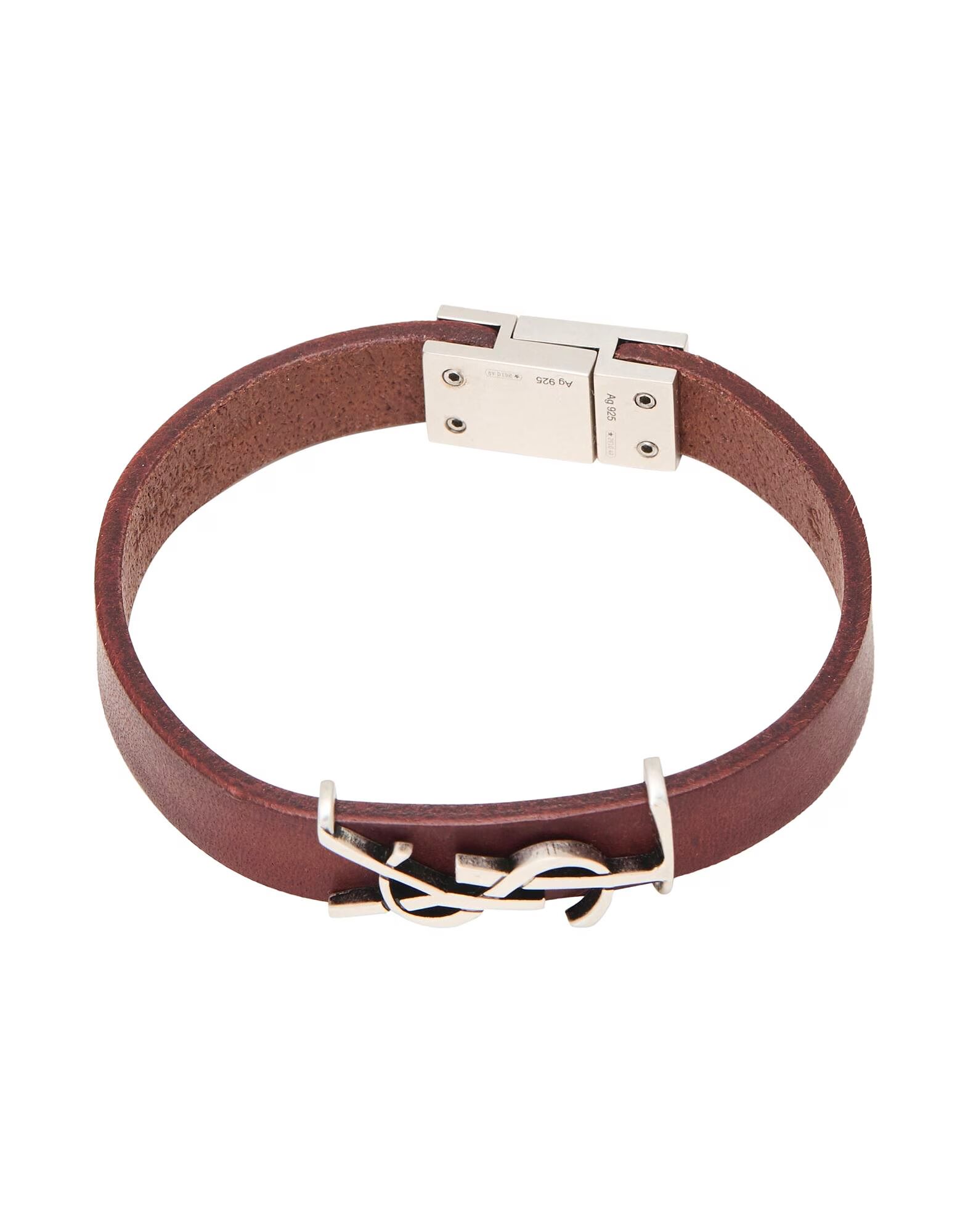 

Браслет Saint Laurent, коричневый