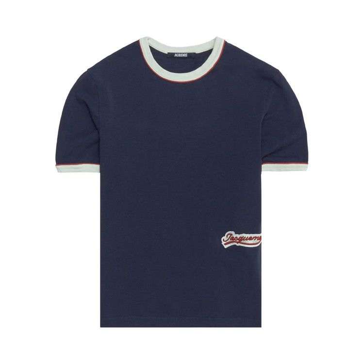 

Футболка Jacquemus Le T-Shirt Gio 'Varsity Patch Navy'