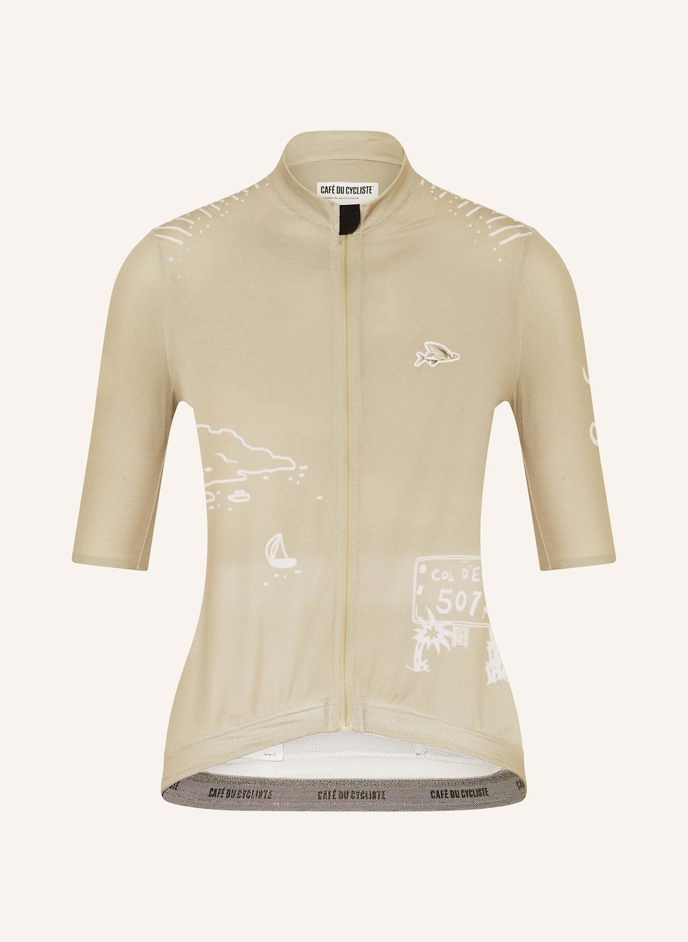 

Велосипедная майка eze Café Du Cycliste, мультиколор