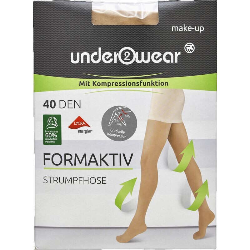 

Поддерживающие колготки 40ден для макияжа. М under2wear, 1 шт.