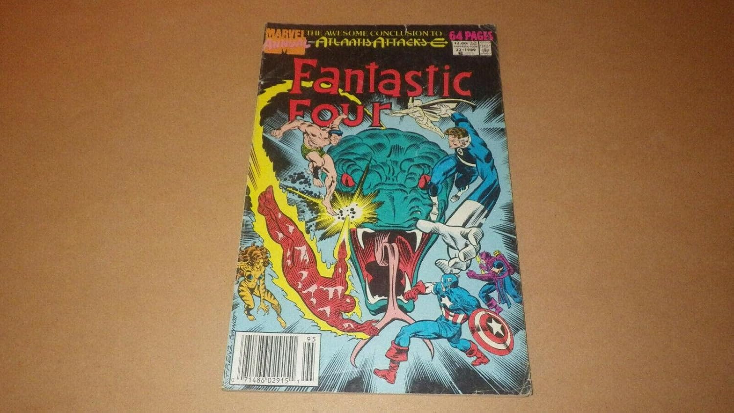 

Fantastic Four Annual #22 : For Crown and Conquest (Marvel Comic Book 1989) (Marvel Comics)