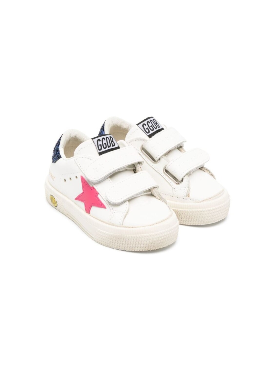 

Golden Goose Kids кеды с нашивками, белый