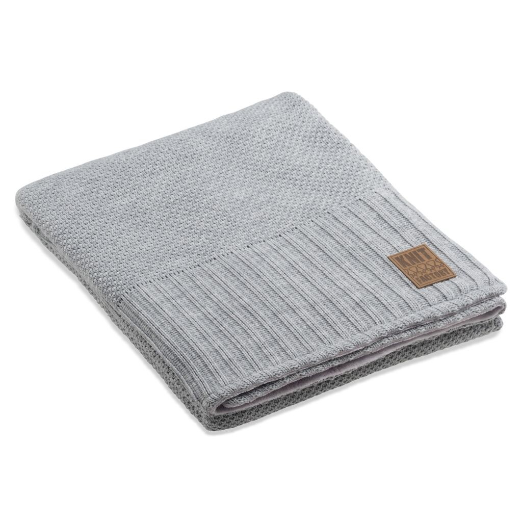 

Knit Factory Lynn Plaid Teddy - Серый - 160x130 см