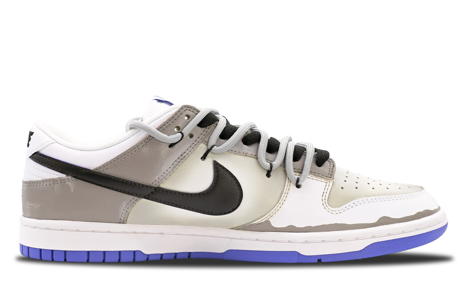 

Кроссовки Nike Dunk Skateboarding Shoes Unisex Low-top White/blue, серый