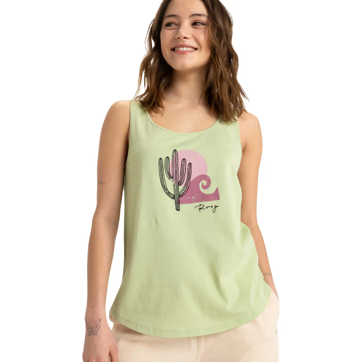 

Surfclassic Roxy Женская футболка, зеленый