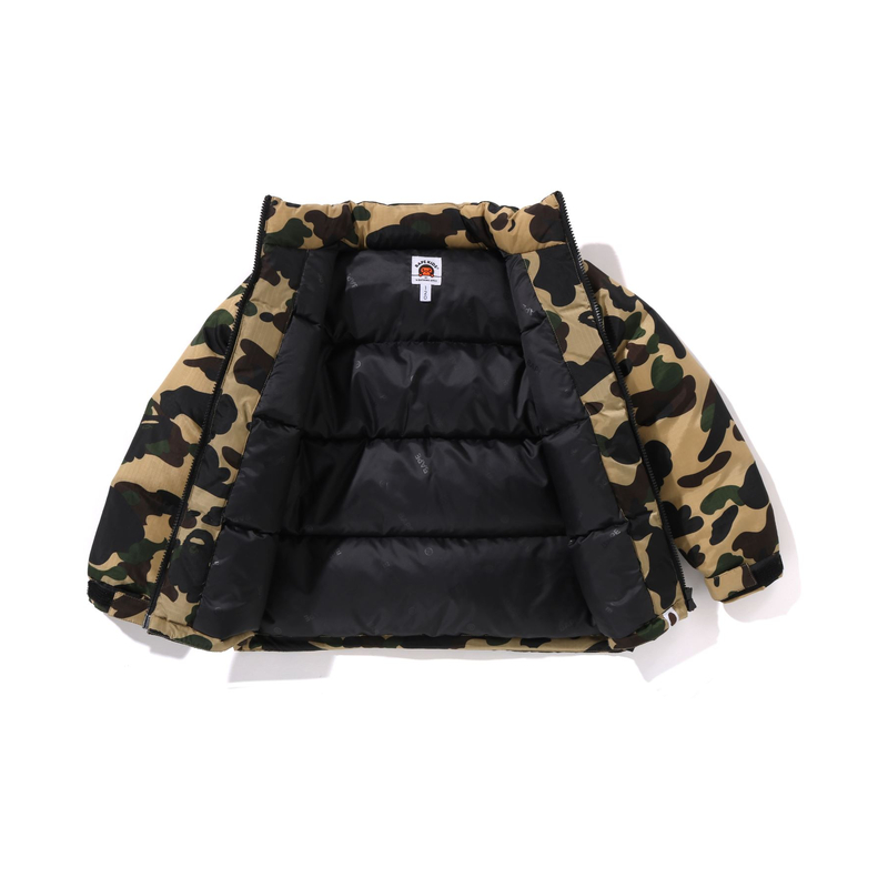 Пуховик fw24 для детей A BATHING APE, желтый — фото 3