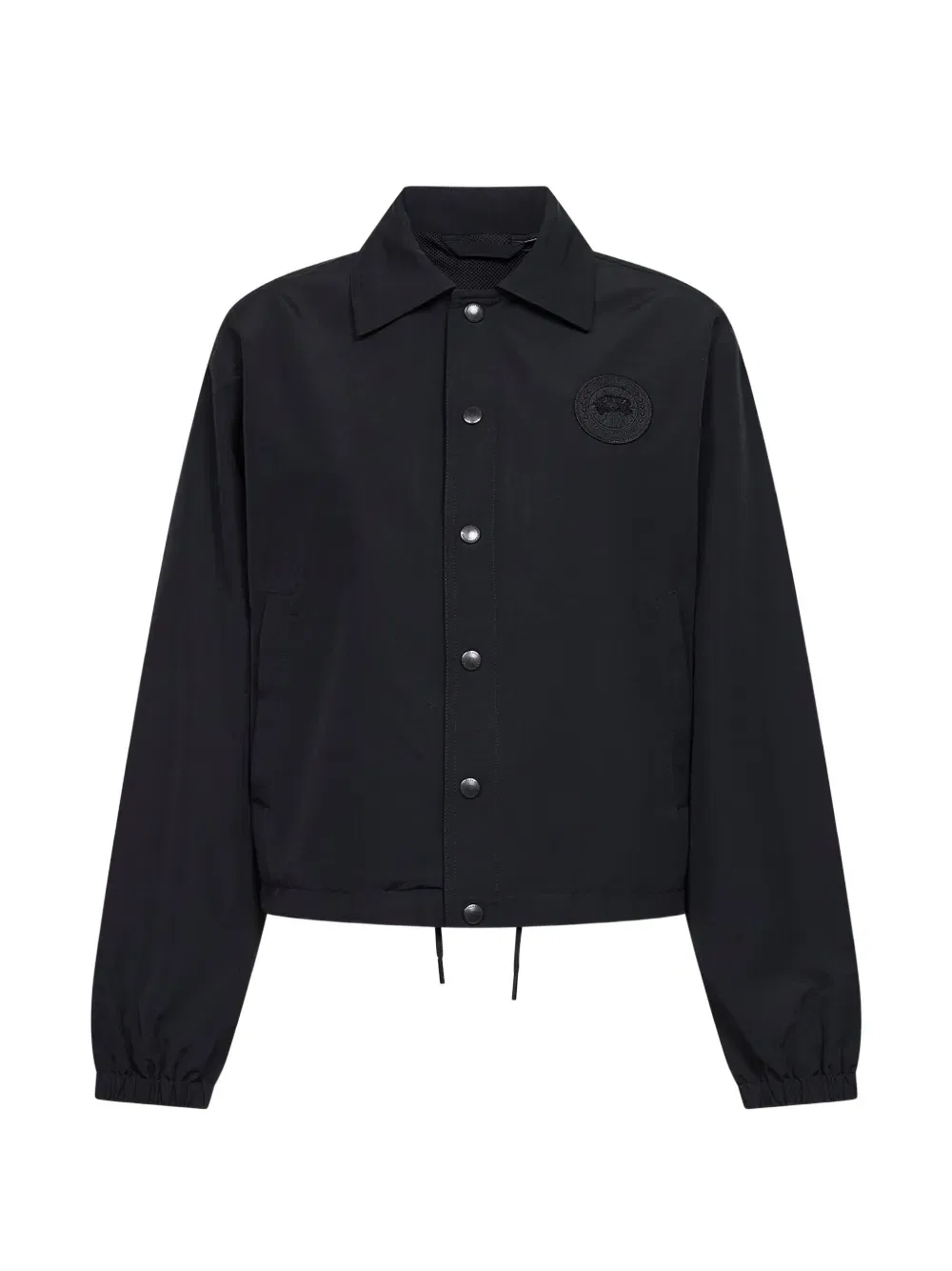 Пальто на шнуровке с логотипом Disc-logo Canada Goose, черный