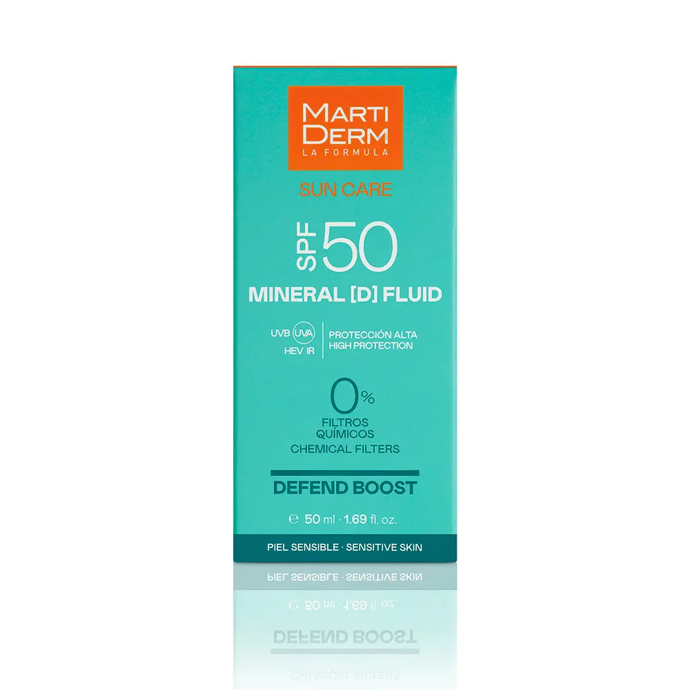 Солнцезащитный крем Sun care mineral d protector solar fluido spf50 Martiderm, 50 мл. — фото 3
