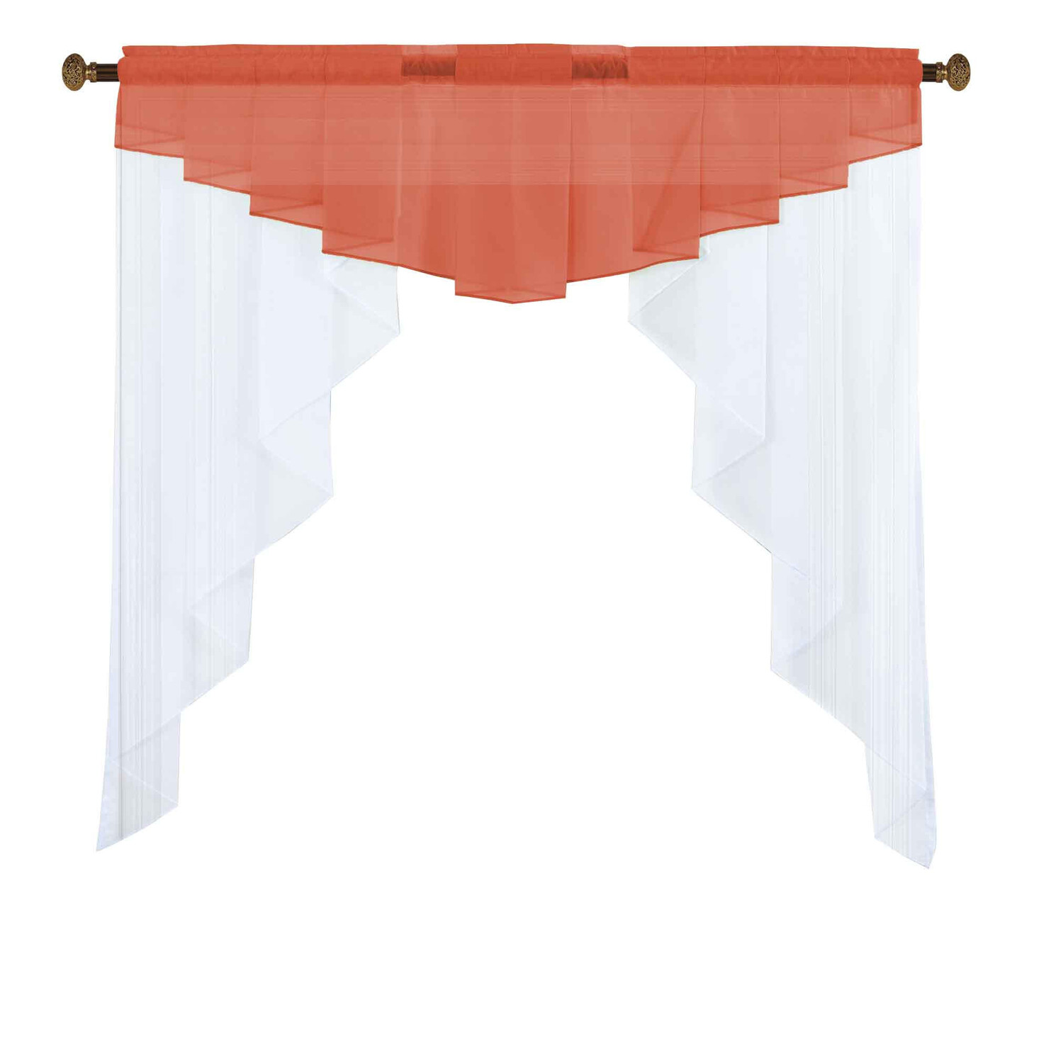 

Шторы disc curtain meissen терракота Gardinenbox, терракотовый