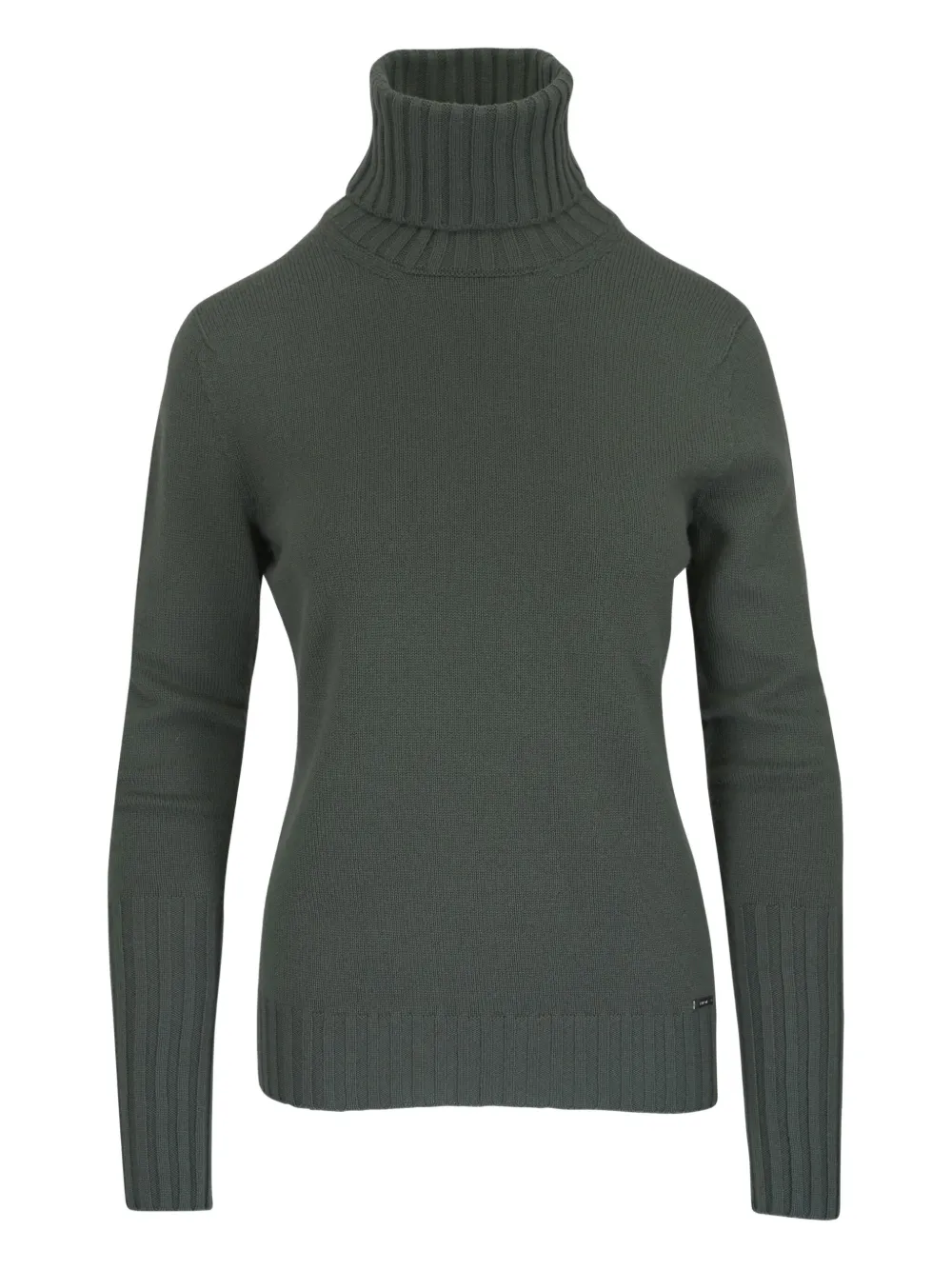 

Водолазка в рубчик Kiton, зеленый