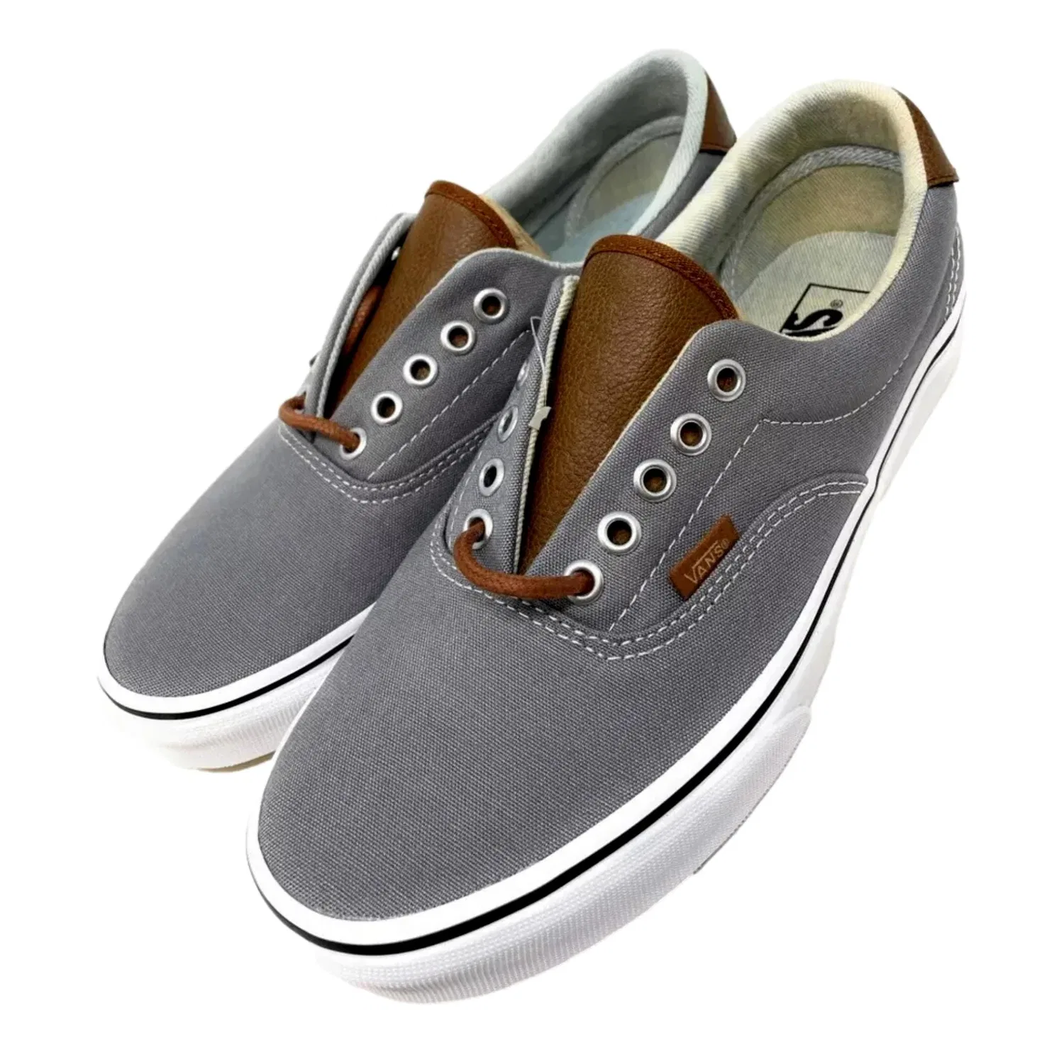 Мужские кеды Vans Era 59 Frost Gray/Acid Den VN0A38FSQ70 — фото 2