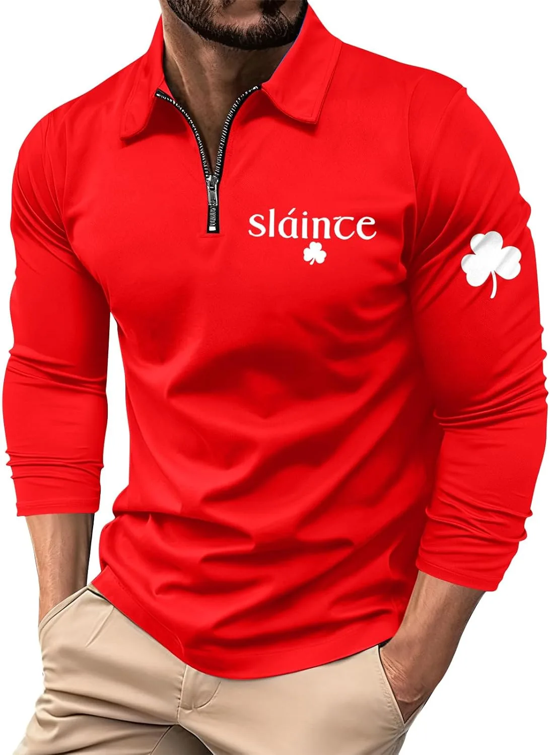 

Футболка мужская с коротким рукавом Saint Patricks Day с принтом FlekmanArt
