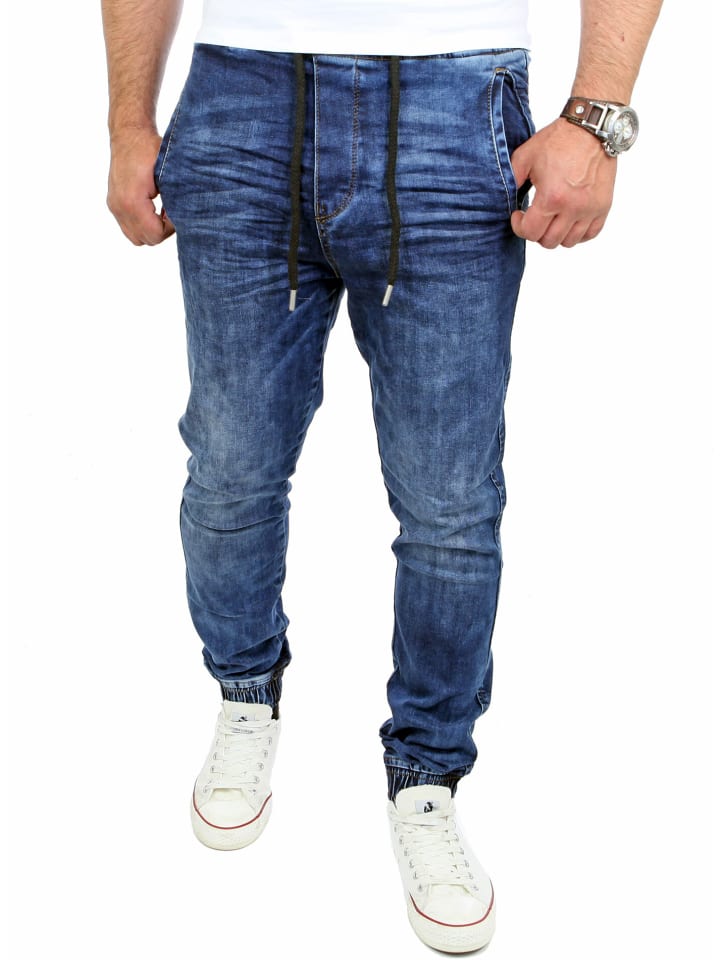 

Джинсы RESLAD Jeans Denim Jogginghose, синий