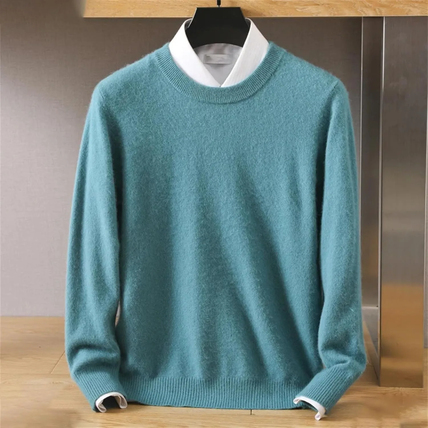 Мужской свитер 100% Cashmere O-Neck Pullover — фото 2