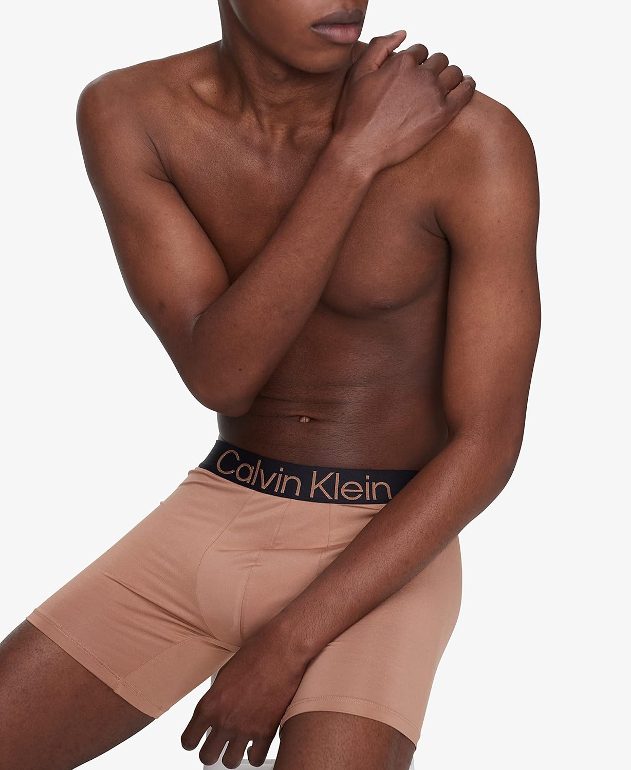 Мужские трусы-боксеры Calvin Klein Flex Natural, Sandalwood — фото 4