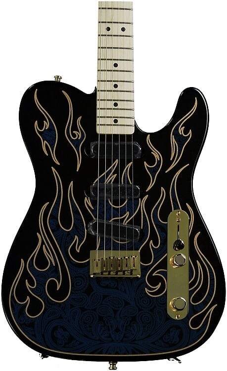 

Электрогитара Fender James Burton Telecaster - Blue Paisley Flames