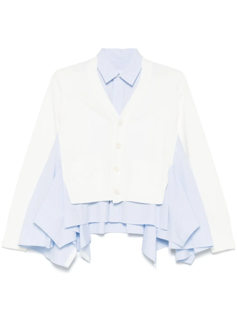 

Многослойный топ SACAI, белый
