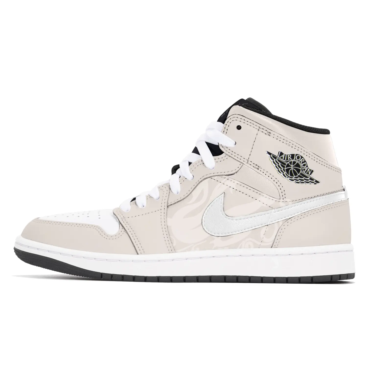 

Jordan Air 1 Dust, Great Desert устойчивые к истиранию кроссовки mid топ мужские серые розовые