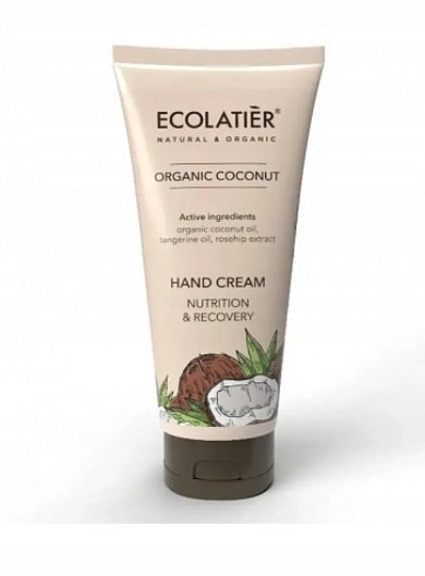 

ECOLATIER Крем для рук Питание и восстановление Органический кокос 100 мл
