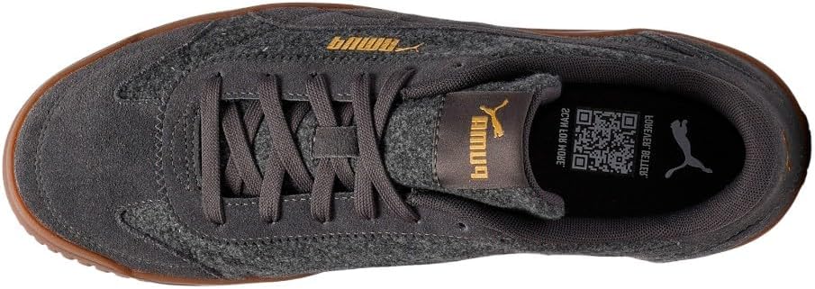 Мужские кроссовки PUMA Club 5V5 Lux Wool Slip On, повседневные- серые — фото 4