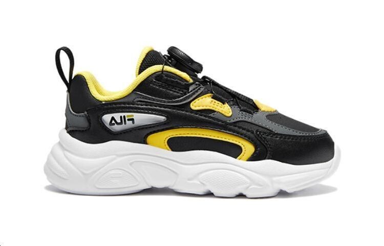 Кроссовки для бега для детей дошкольного возраста Fila Kids, цвет Yellow/Black — фото 2