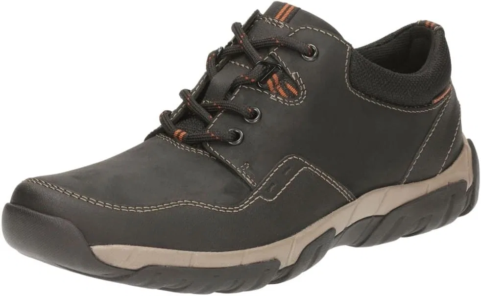 Мужские кроссовки Clarks Walbeck Edge, Brown Weather Proof Lea