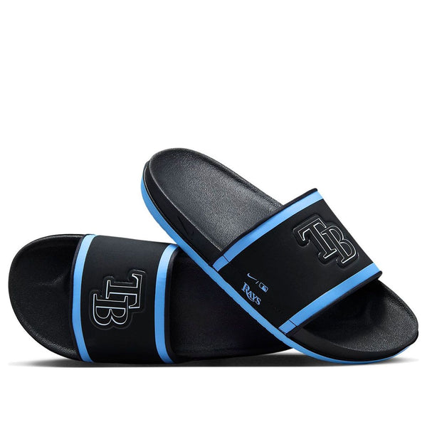 

Тапочки mlb x offcourt slide 'tampa bay rays' Nike, черный