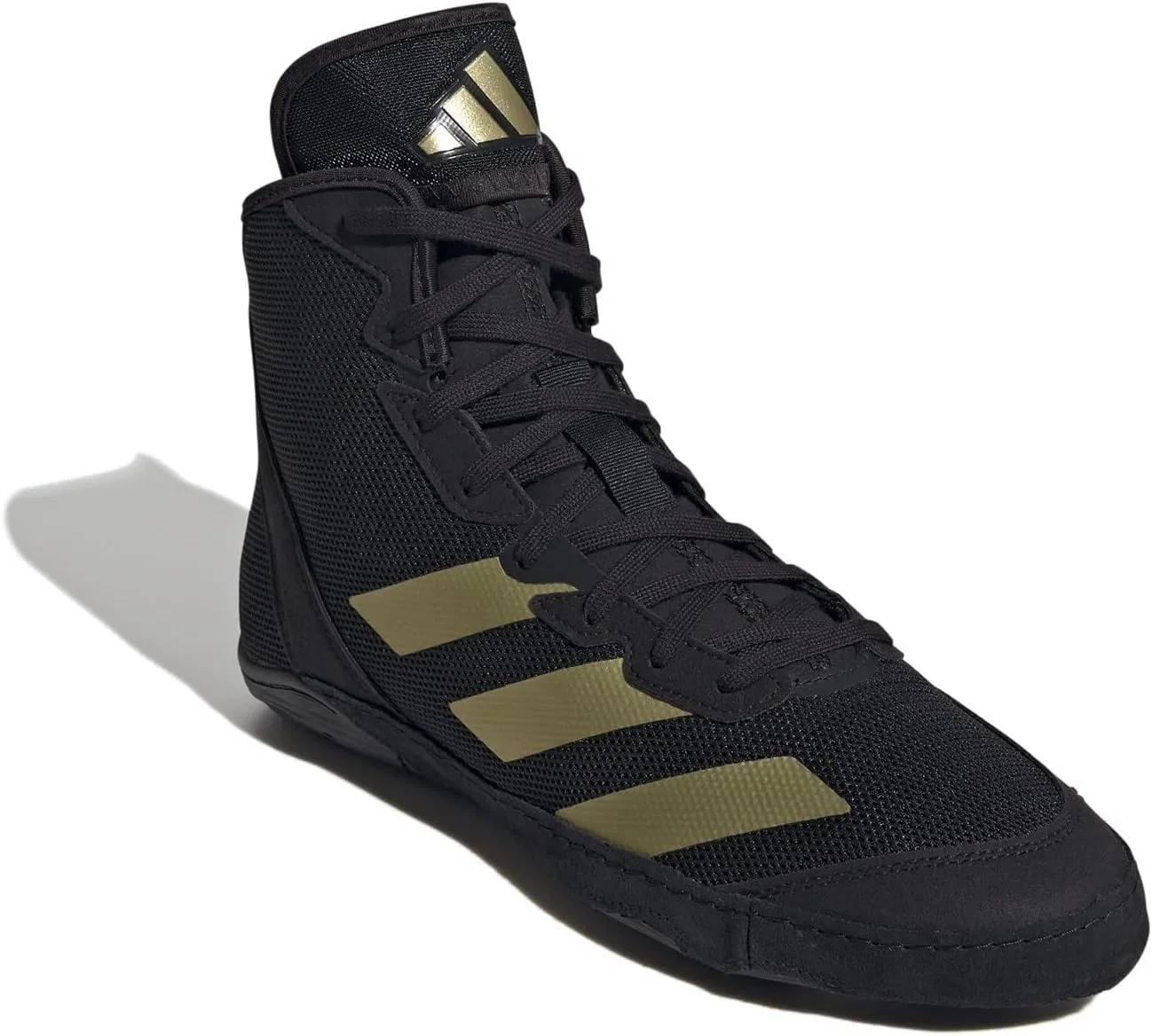 Кроссовки Adidas унисекс, Core Black Gold Metallic Footwear White Ie3207 — фото 4