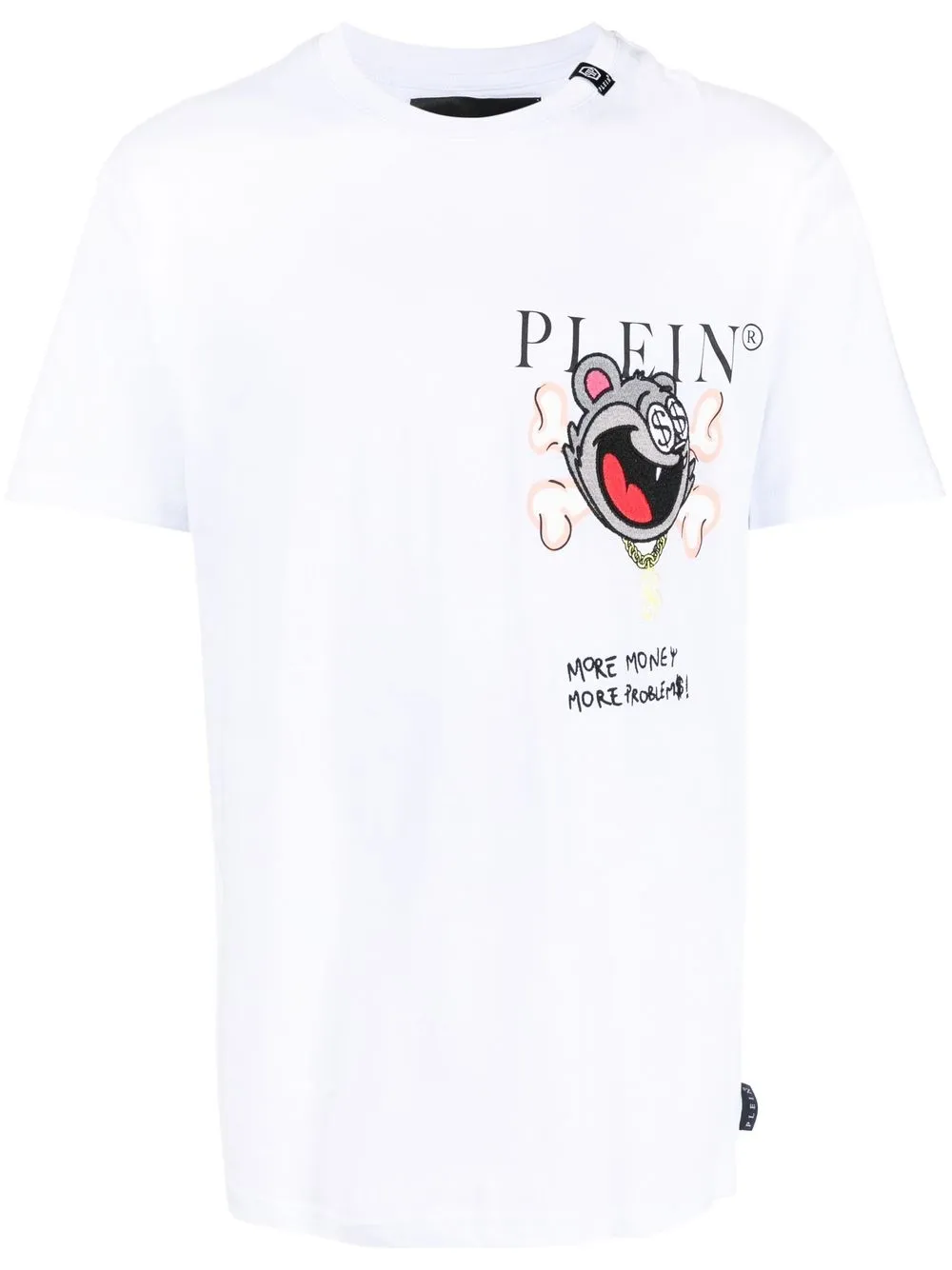 

Футболка с графичным принтом и логотипом Philipp Plein, белый