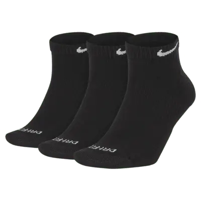 

Носки Nike Everyday Plus Cushioned Training Ankle (3 шт), черный/белый