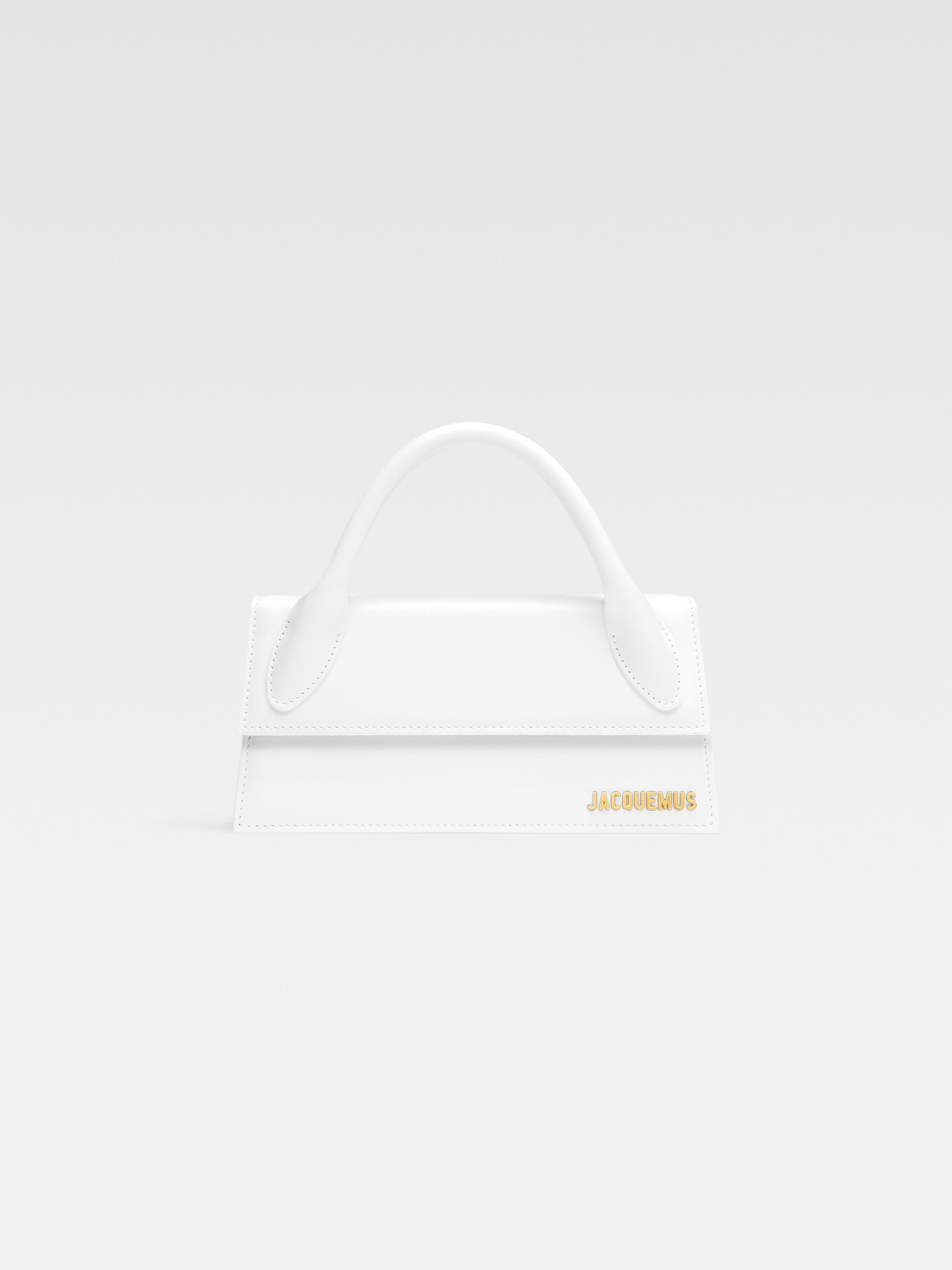 

Длинная кожаная сумка JACQUEMUS The long Chiquito, белый