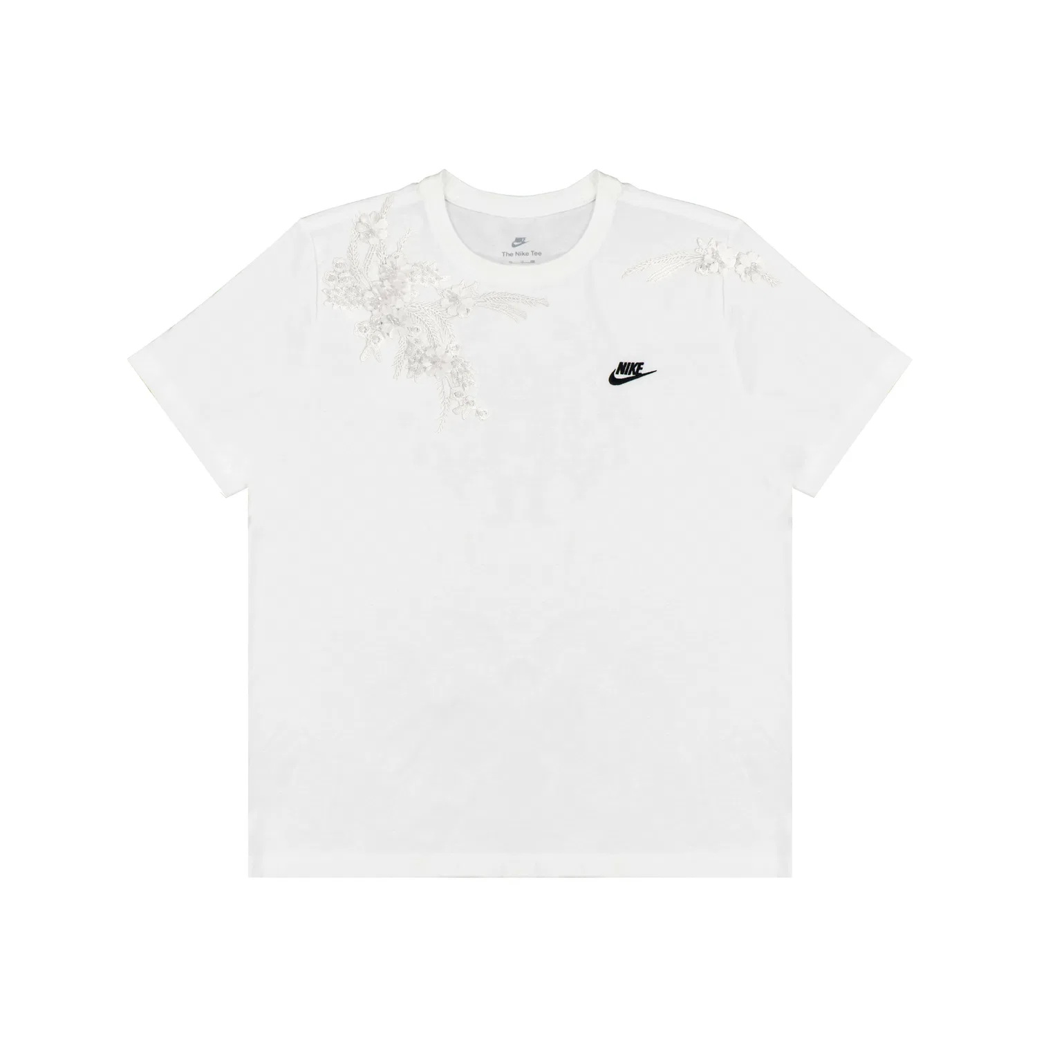 Футболка хлопковая Nike Dri Fit Crew Neck белая