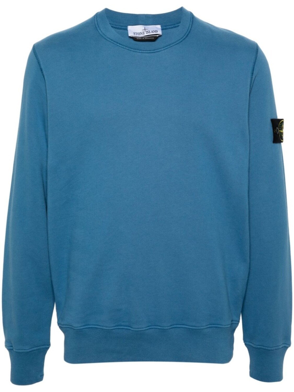 

Stone Island хлопковая толстовка с компасом, синий