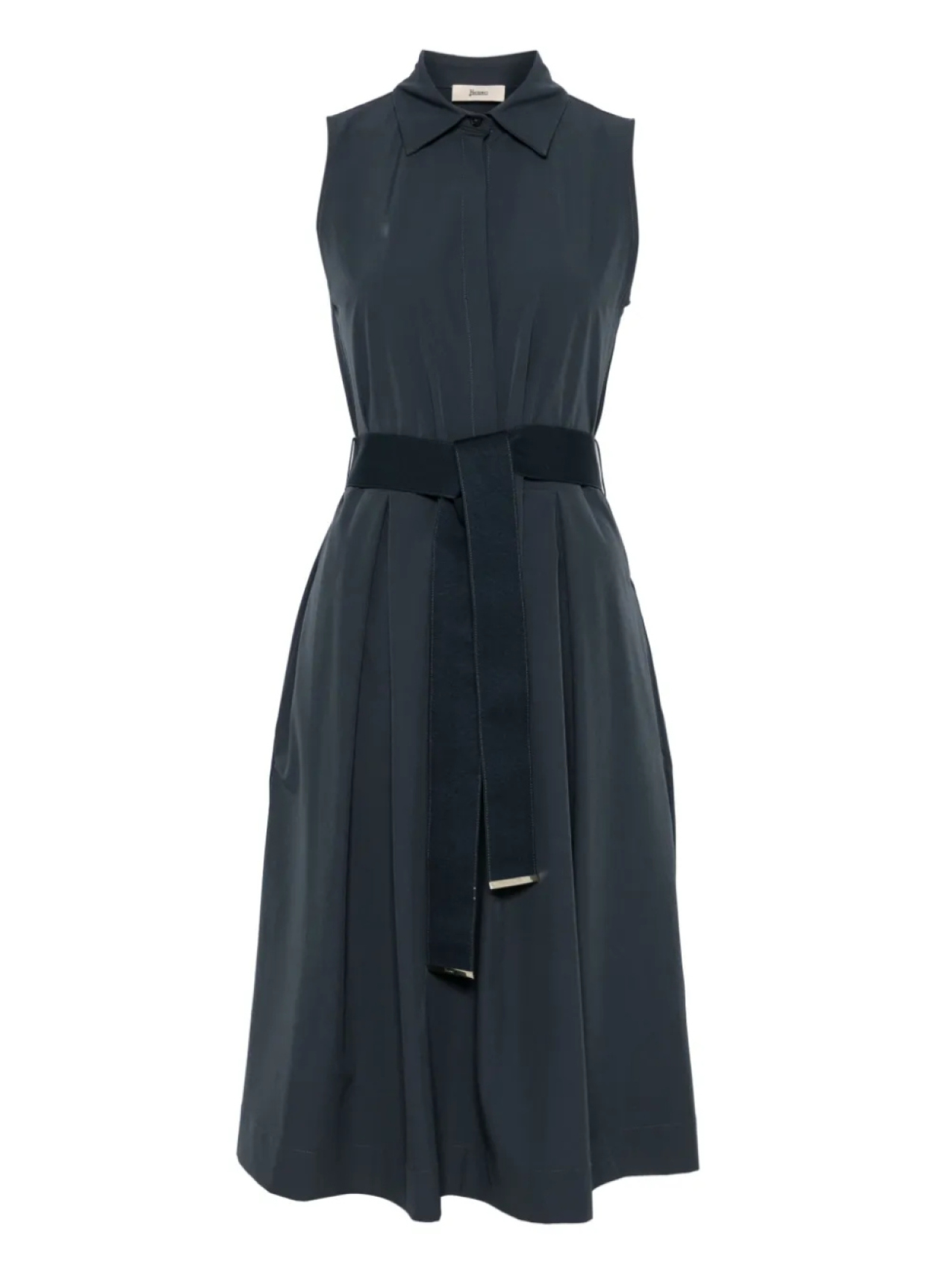 

Платье миди с поясом Herno, синий