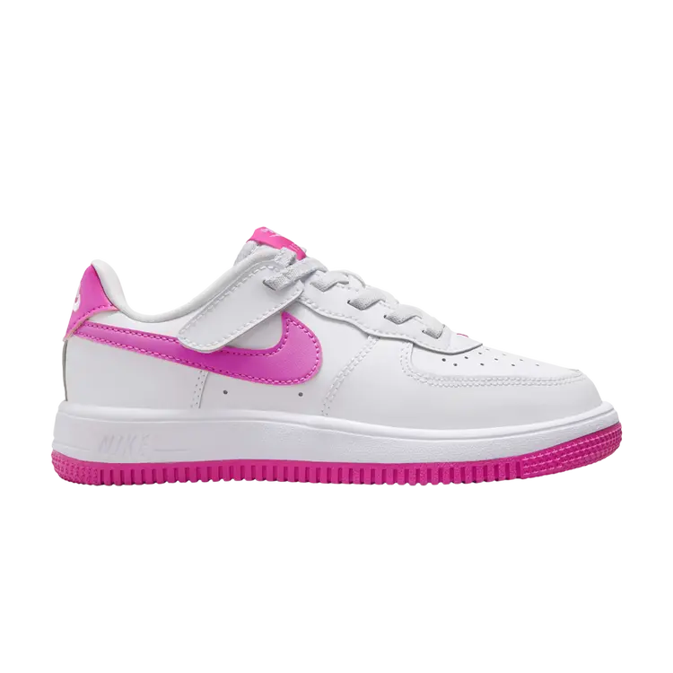 

Кроссовки Force 1 Low EasyOn PS, цвет White Laser Fuchsia
