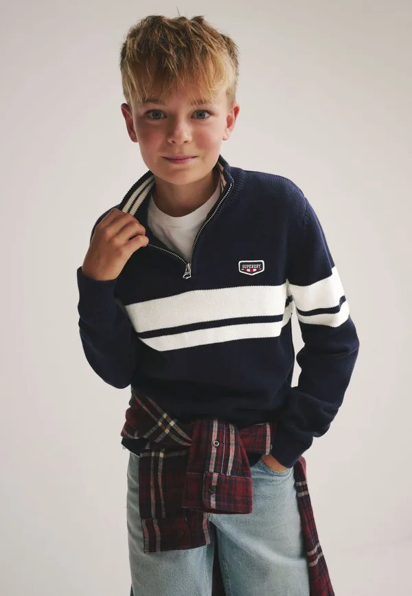 Джемпер стандартного кроя Superdry & Co, Navy White