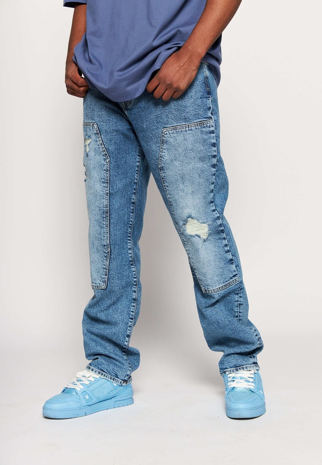 

Джинсы-сигареты Carpenter Multiply Apparel, цвет bluegrey