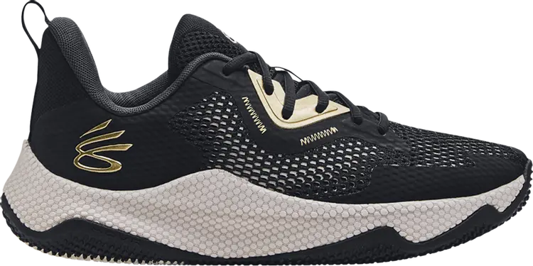 

Кроссовки Curry HOVR Splash 3 'Black Metallic Gold', черный