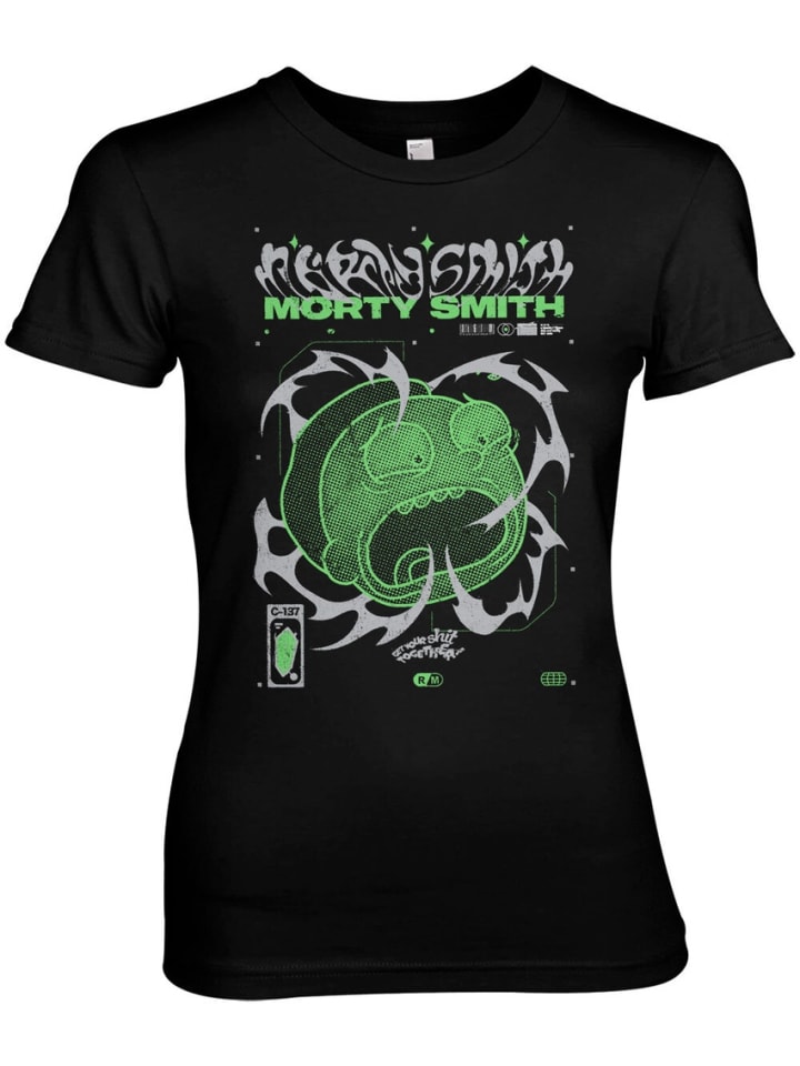 

Футболка Morty Smith Lab Girly Tee Rick and Morty, черный