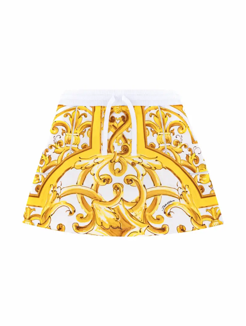

Юбка с принтом Majolica Dolce&Gabbana, мультиколор