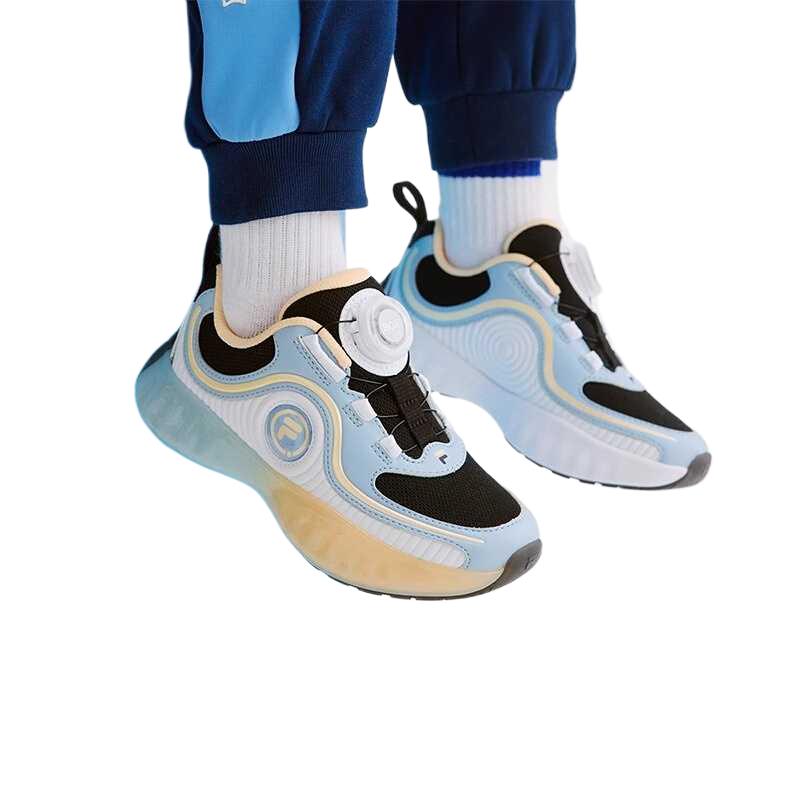 FILA KIDS Детские беговые кроссовки BOA черный/голубой — фото 3