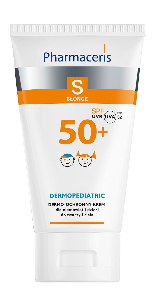 

Pharmaceris S Dermopediatric SPF50+ защитный крем с фильтром для детей, 125 ml