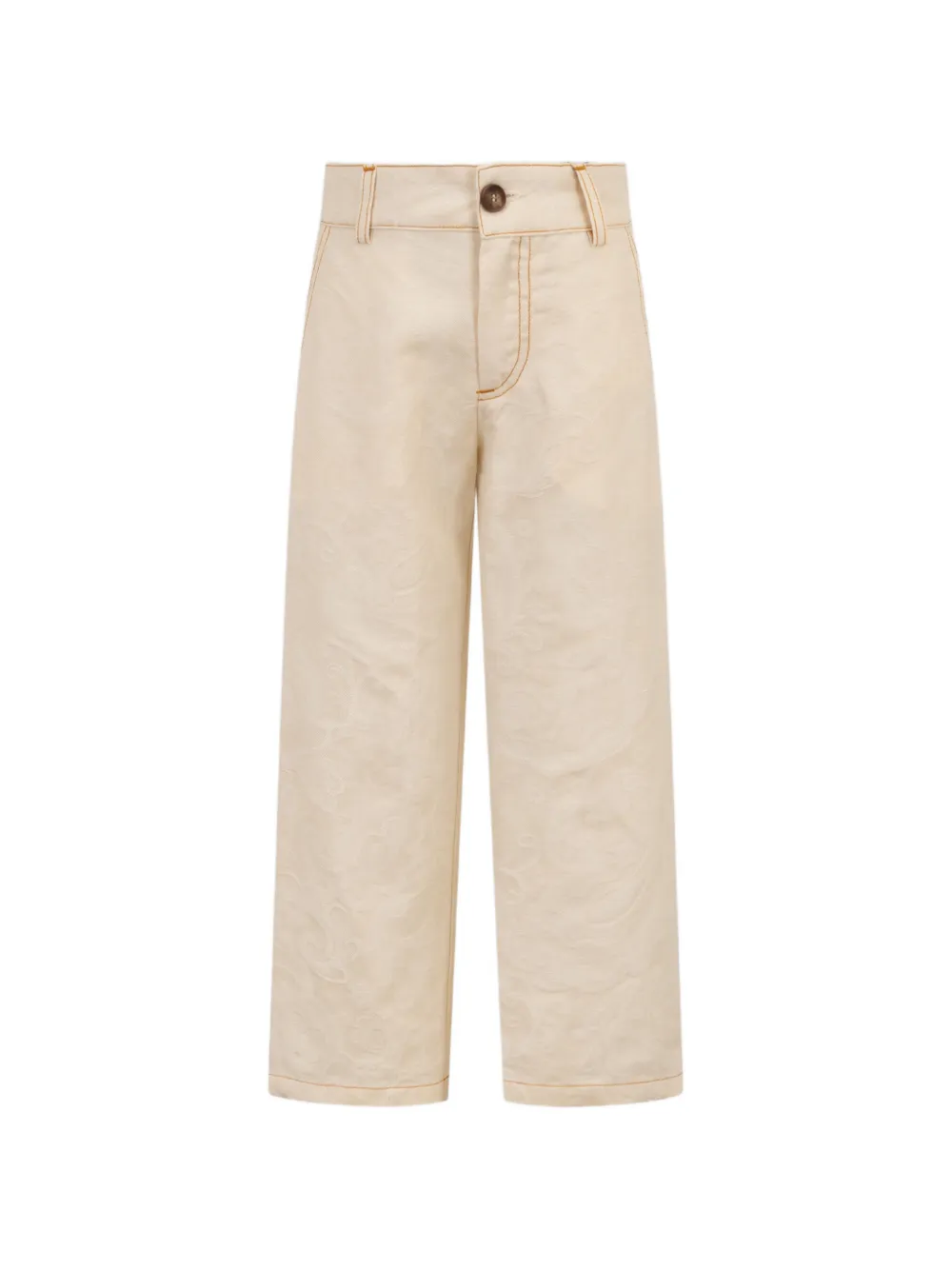 

Жаккардовые брюки с узором пейсли Etro Kids, бежевый