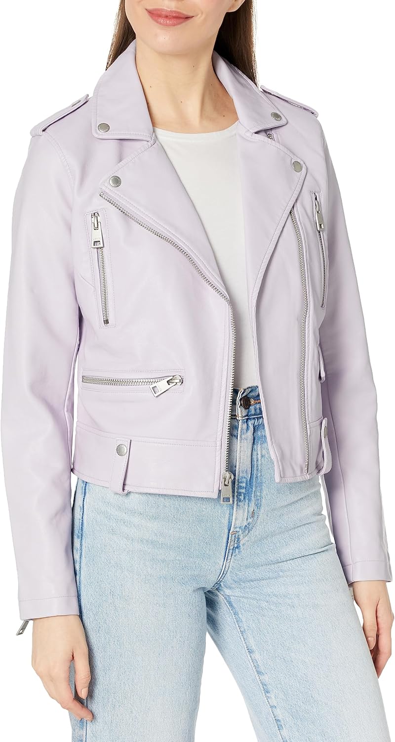 

Levi's Женская укороченная косуха из искусственной кожи, Lilac