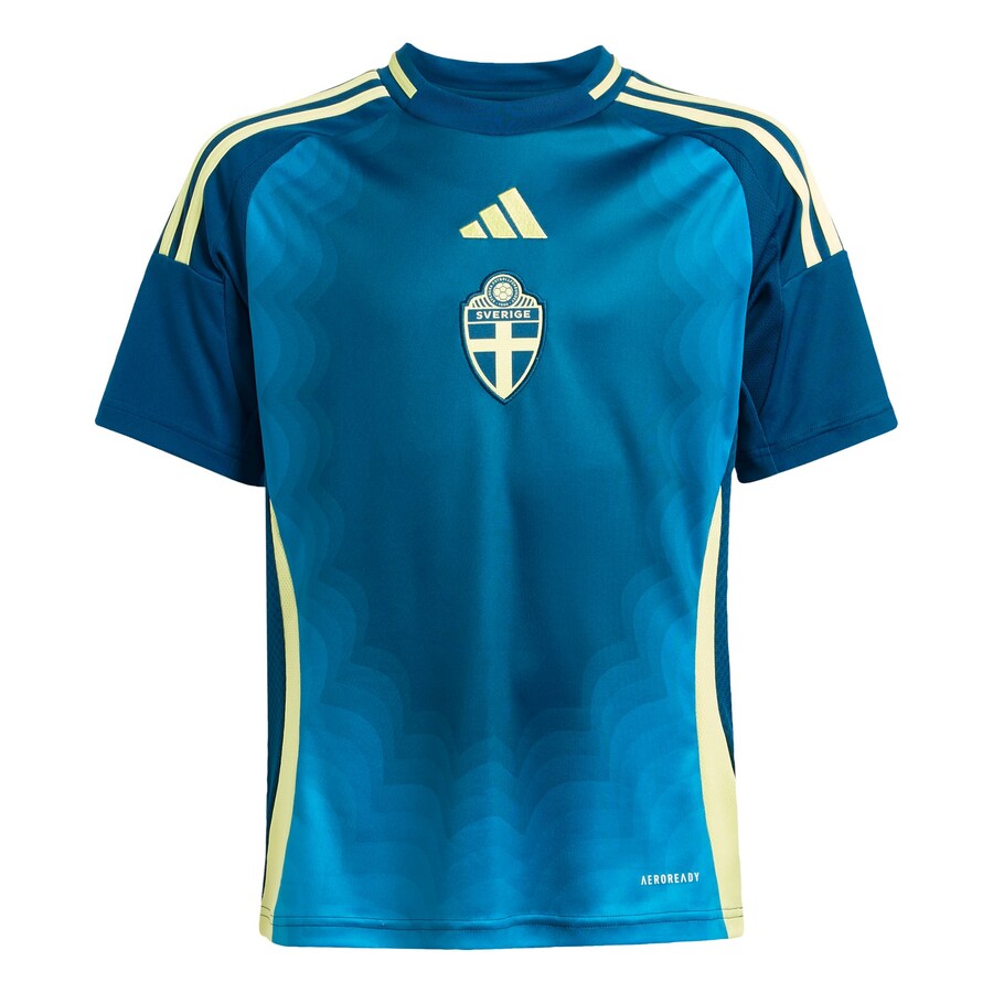 

Футболка Performance ADIDAS PERFORMANCE Sweden 25 (Womens Team) Away, цвет Azure/Dark blue