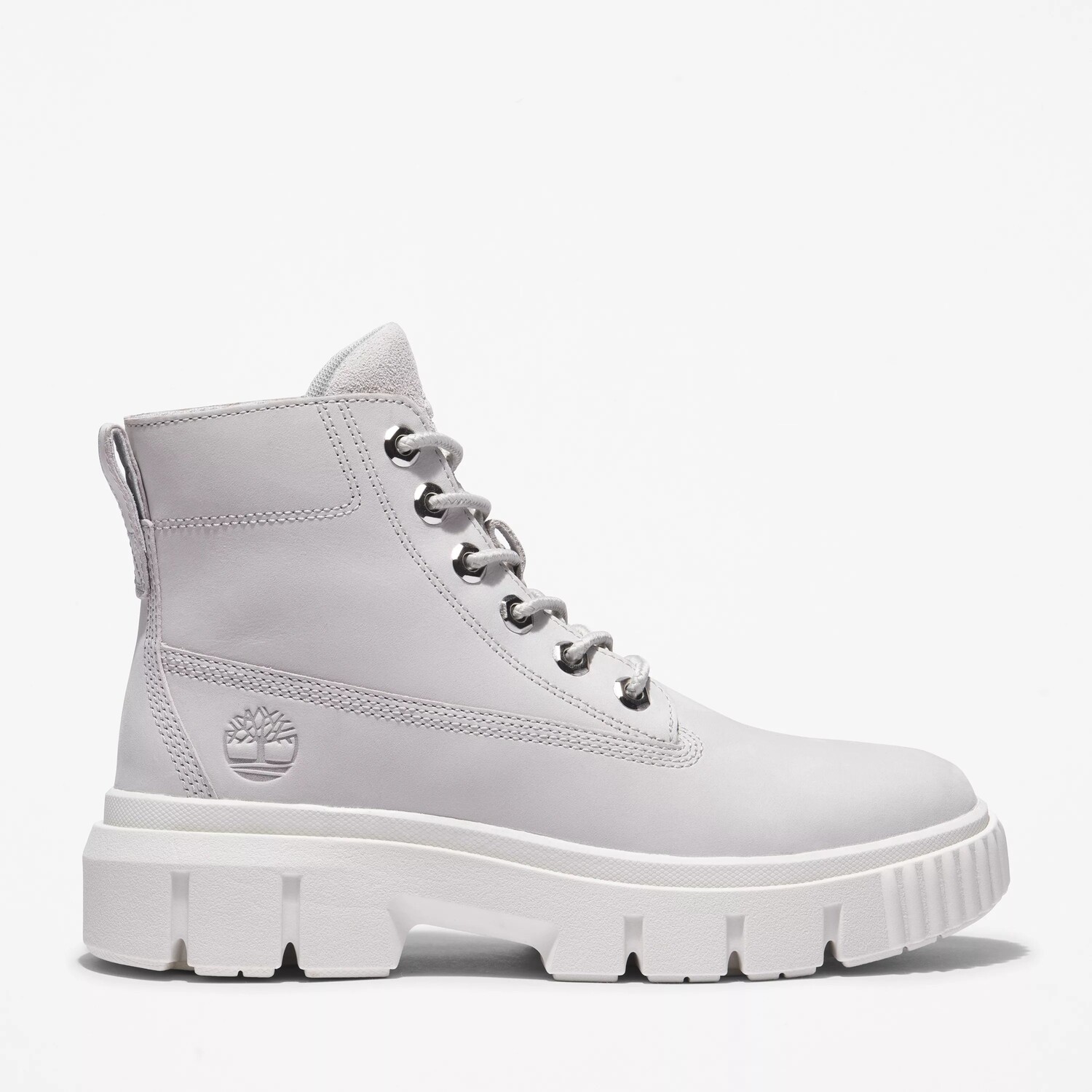 Ботинки женские Timberland Greyfield со шнуровкой средней, серо-фиолетовый