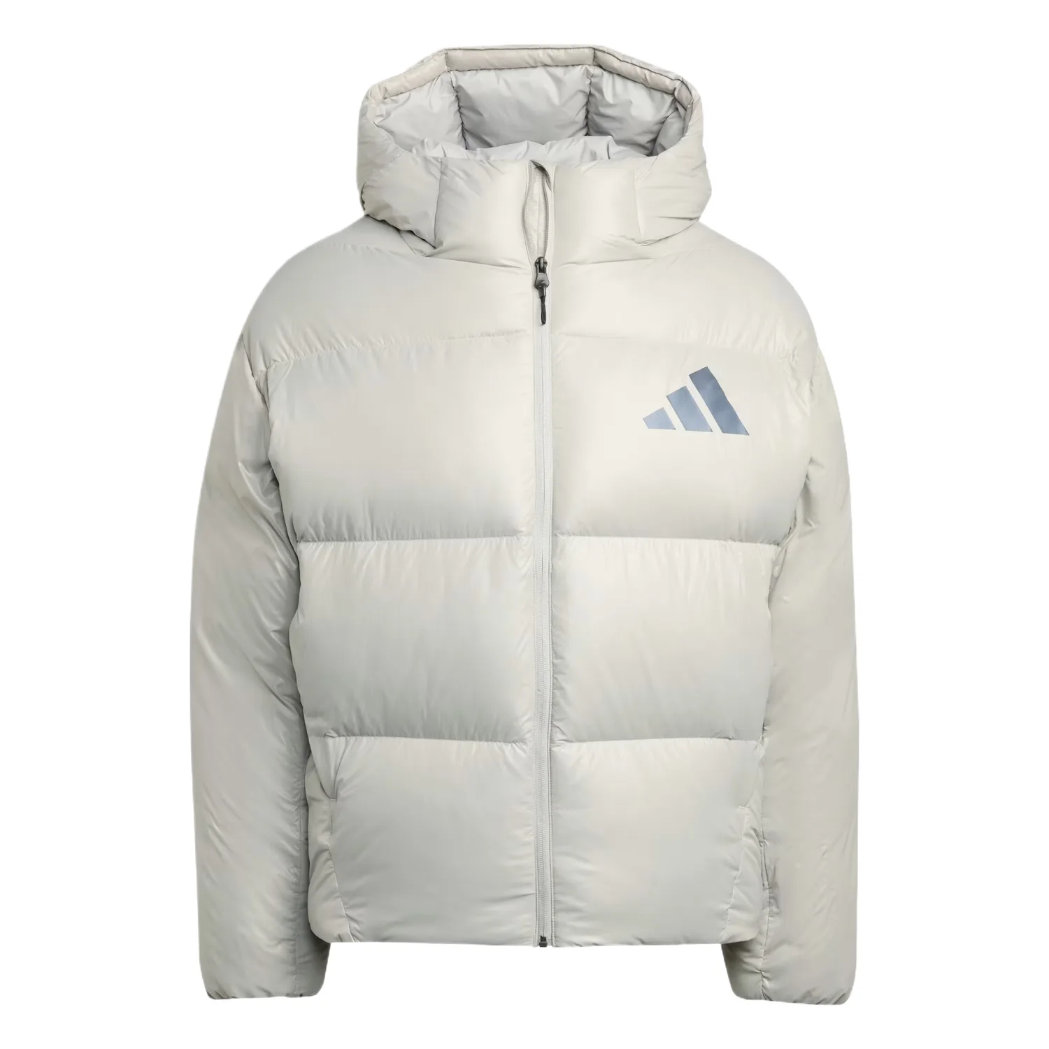 Куртка пуховая мужская Sportswear Adidas, metallic серый